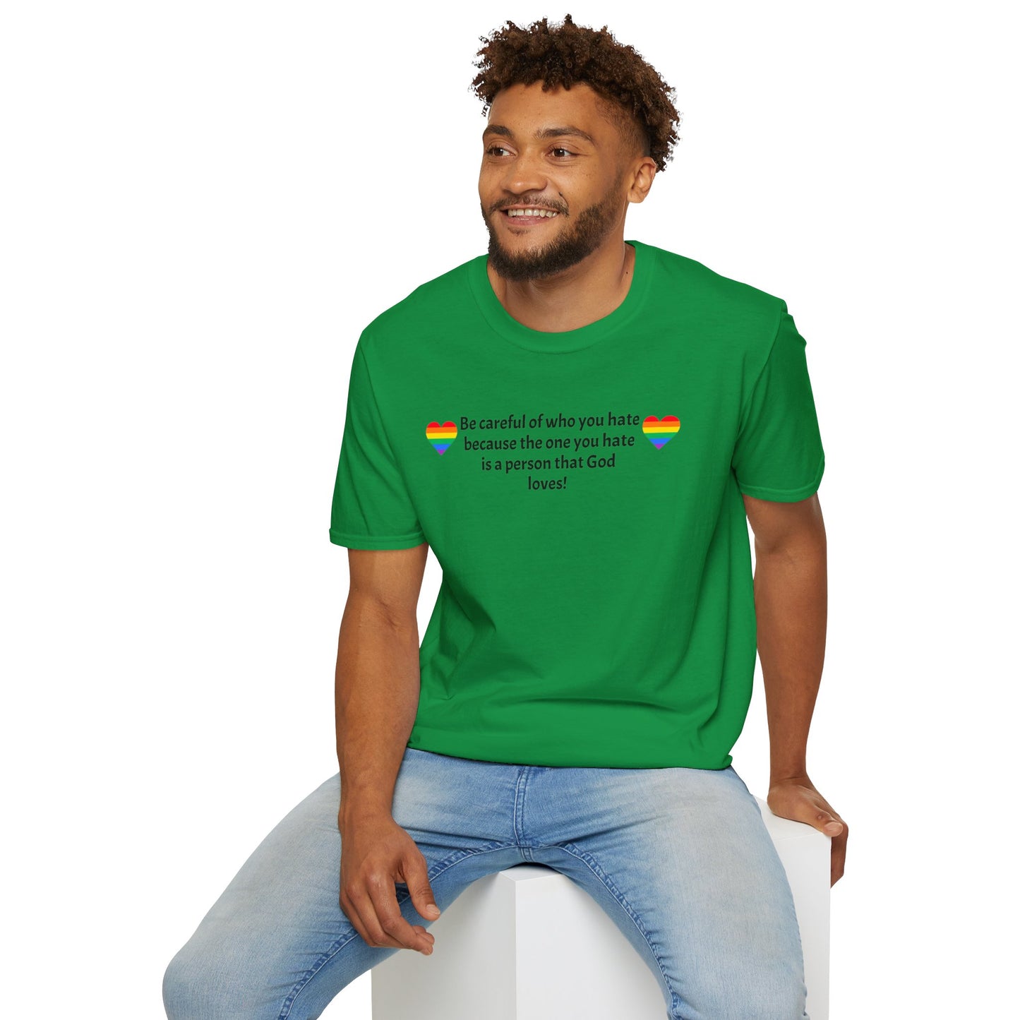 Be careful Unisex Softstyle T-Shirt