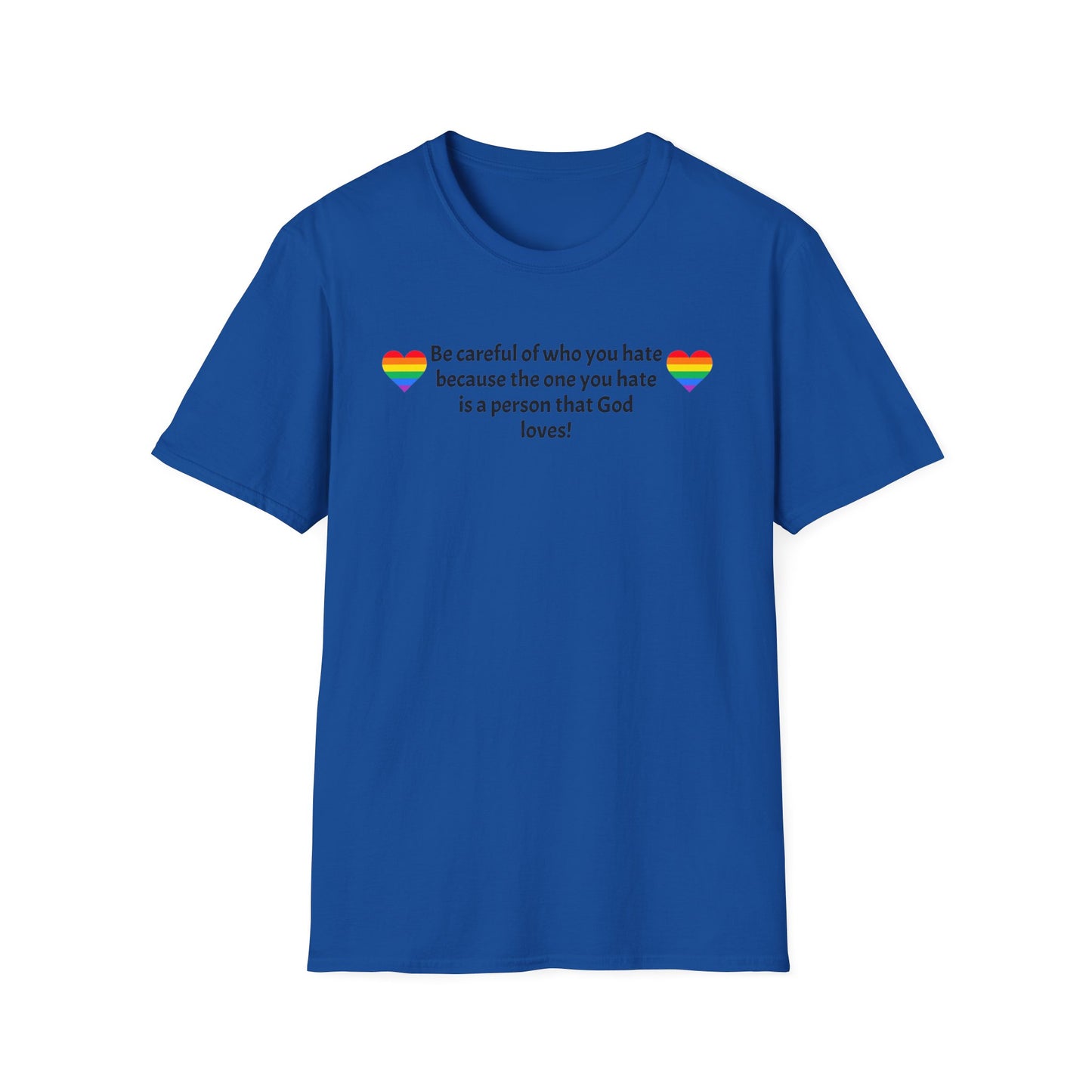 Be careful Unisex Softstyle T-Shirt