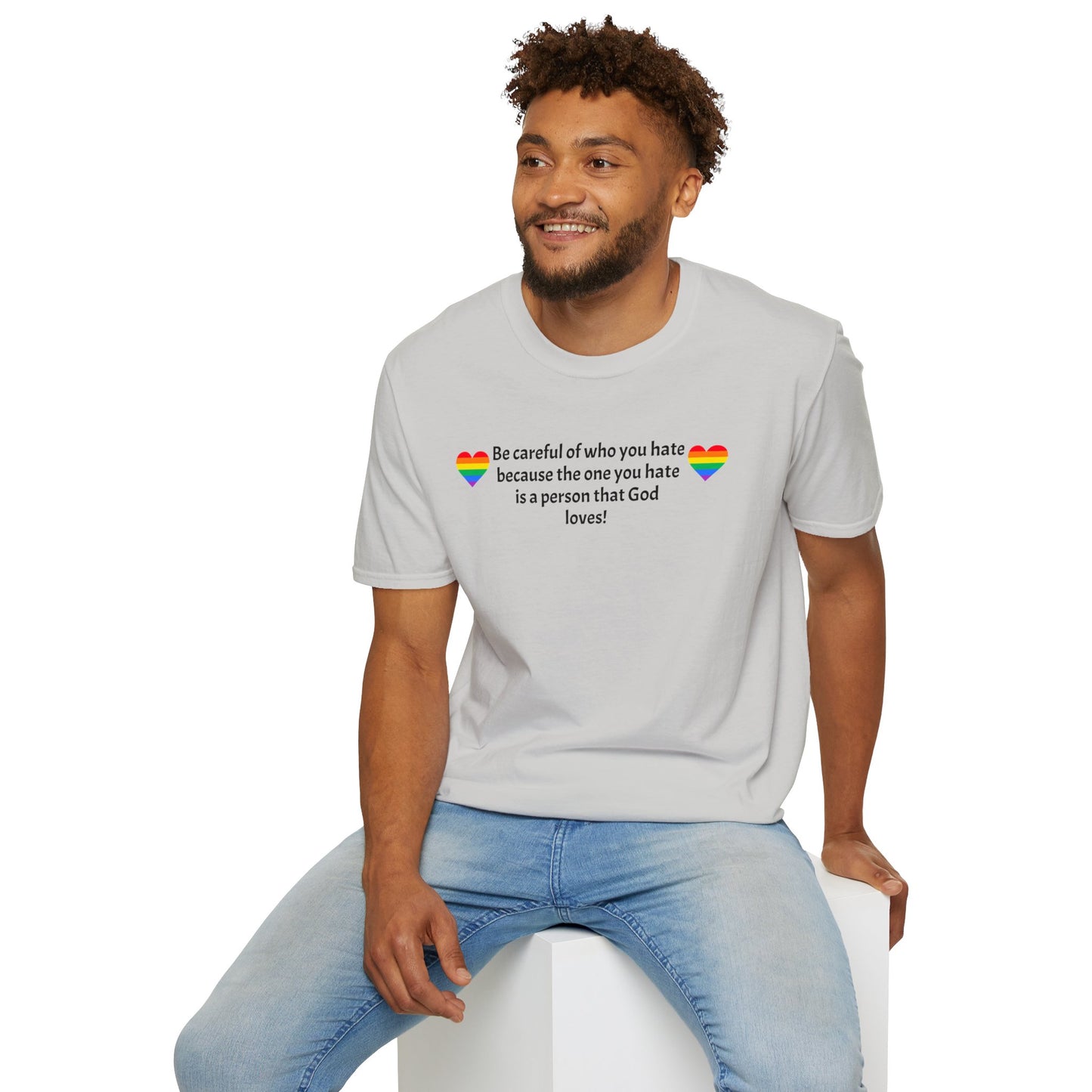 Be careful Unisex Softstyle T-Shirt