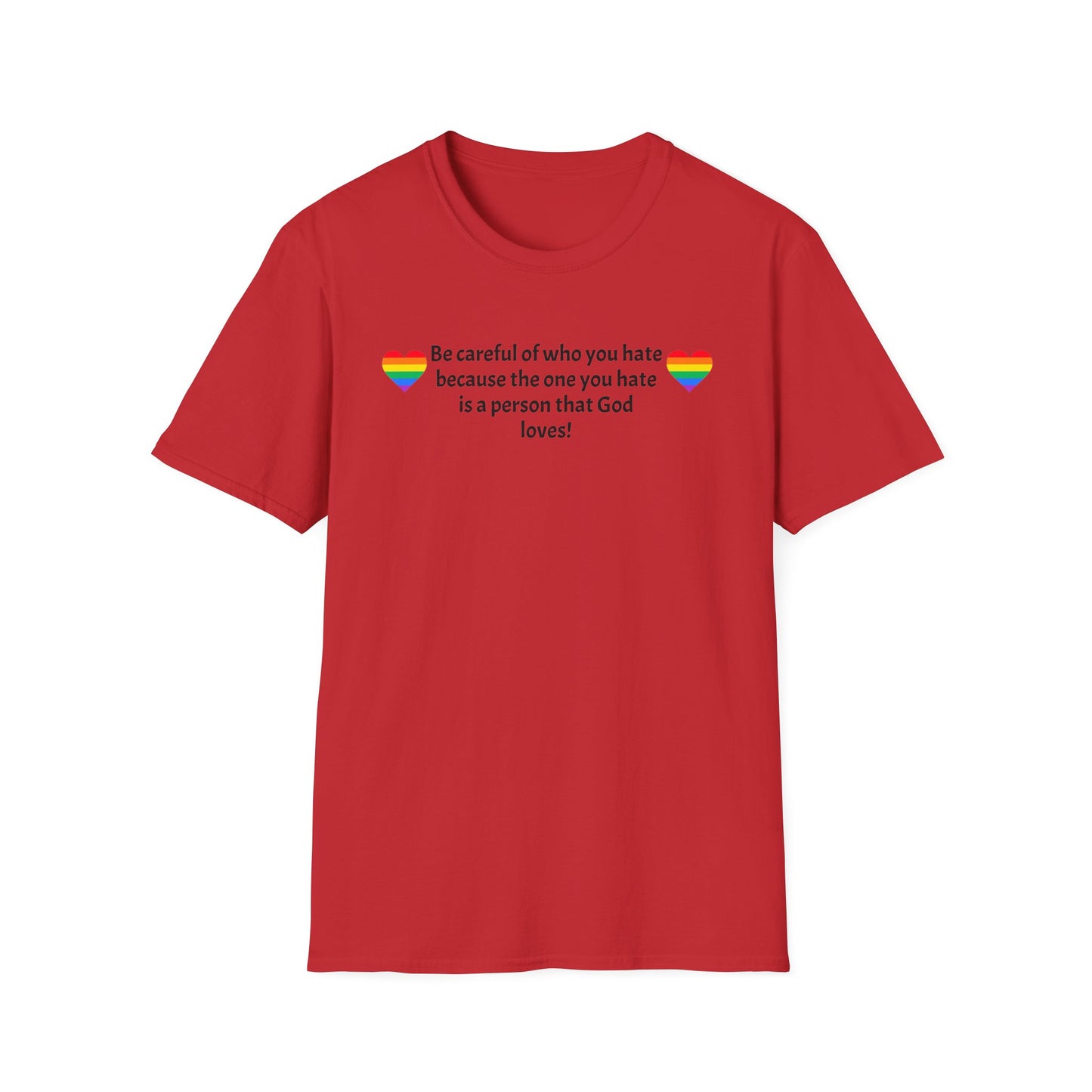 Be careful Unisex Softstyle T-Shirt