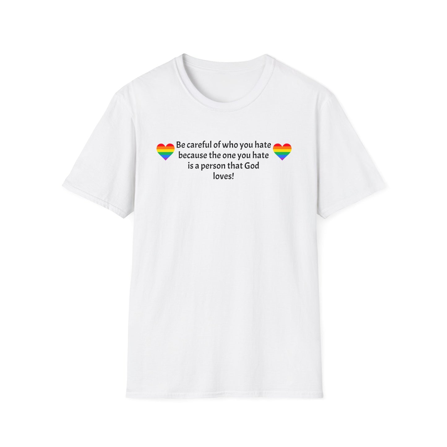 Be careful Unisex Softstyle T-Shirt