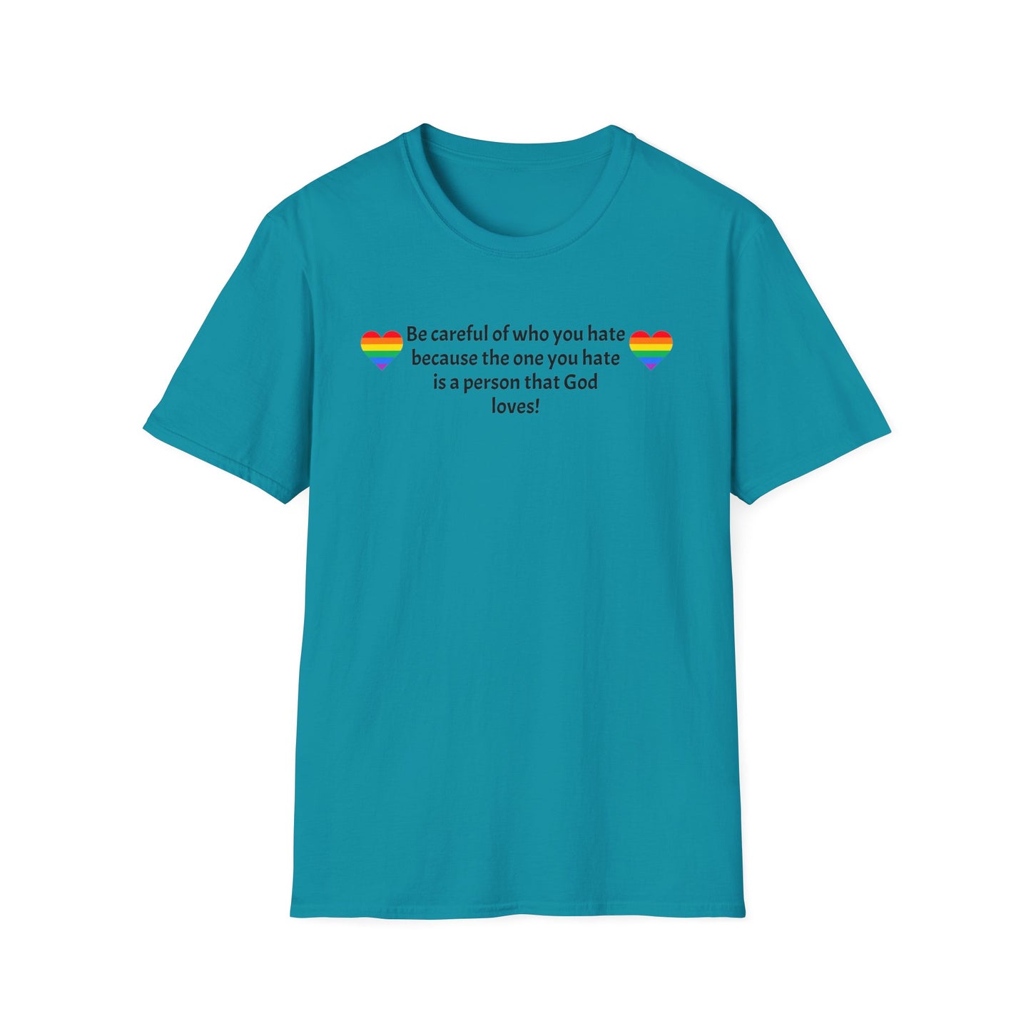 Be careful Unisex Softstyle T-Shirt