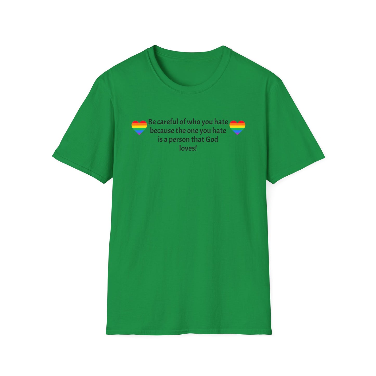 Be careful Unisex Softstyle T-Shirt