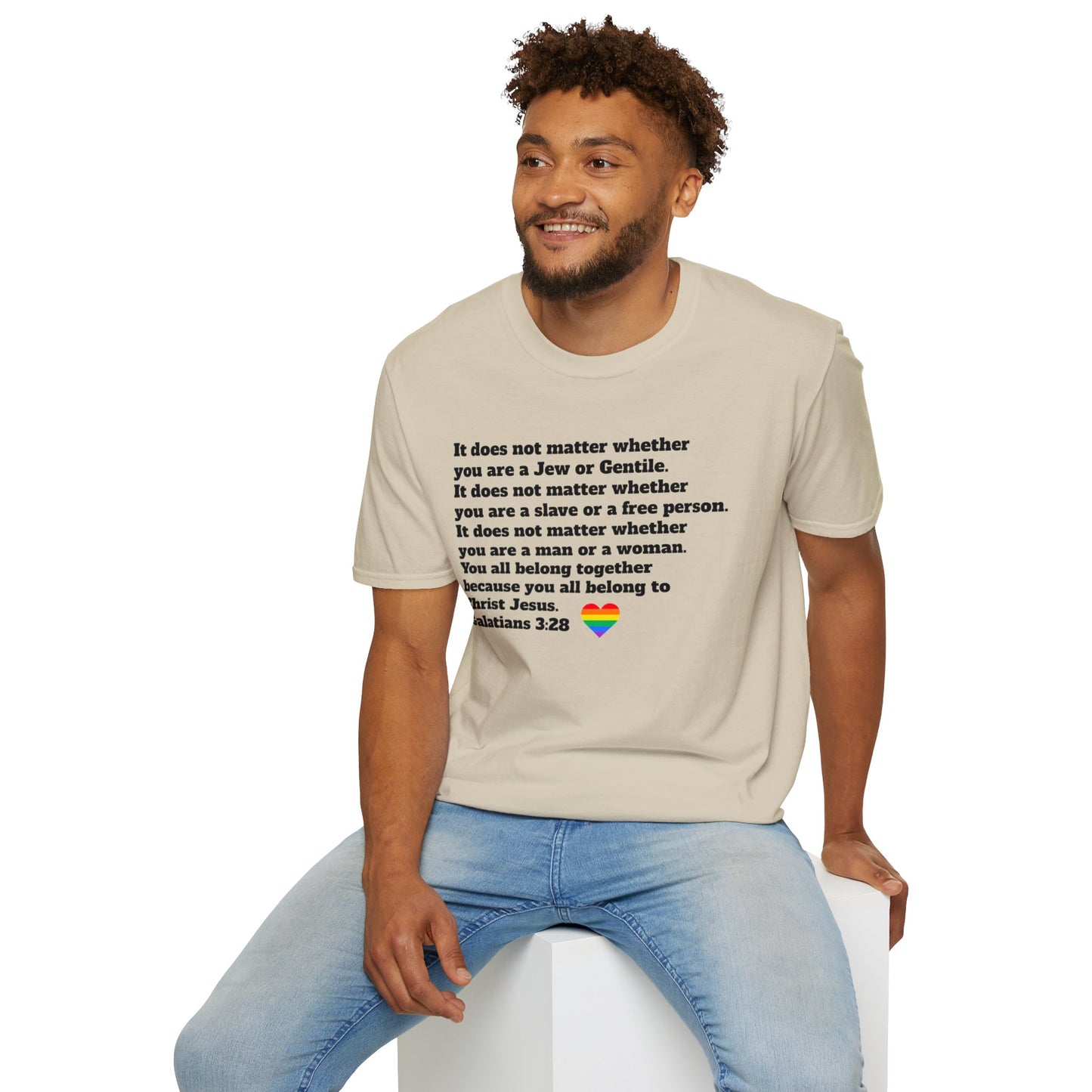 Galatians 3:28 Unisex Softstyle T-Shirt