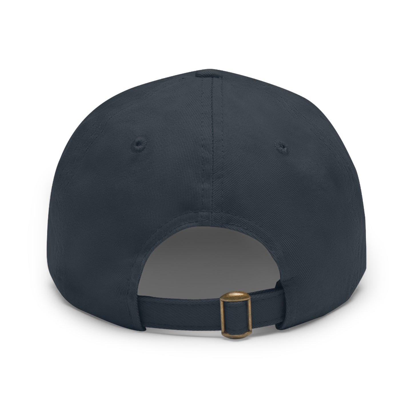 God Made Us All Dad Hat with Leather Patch (Rectangle)