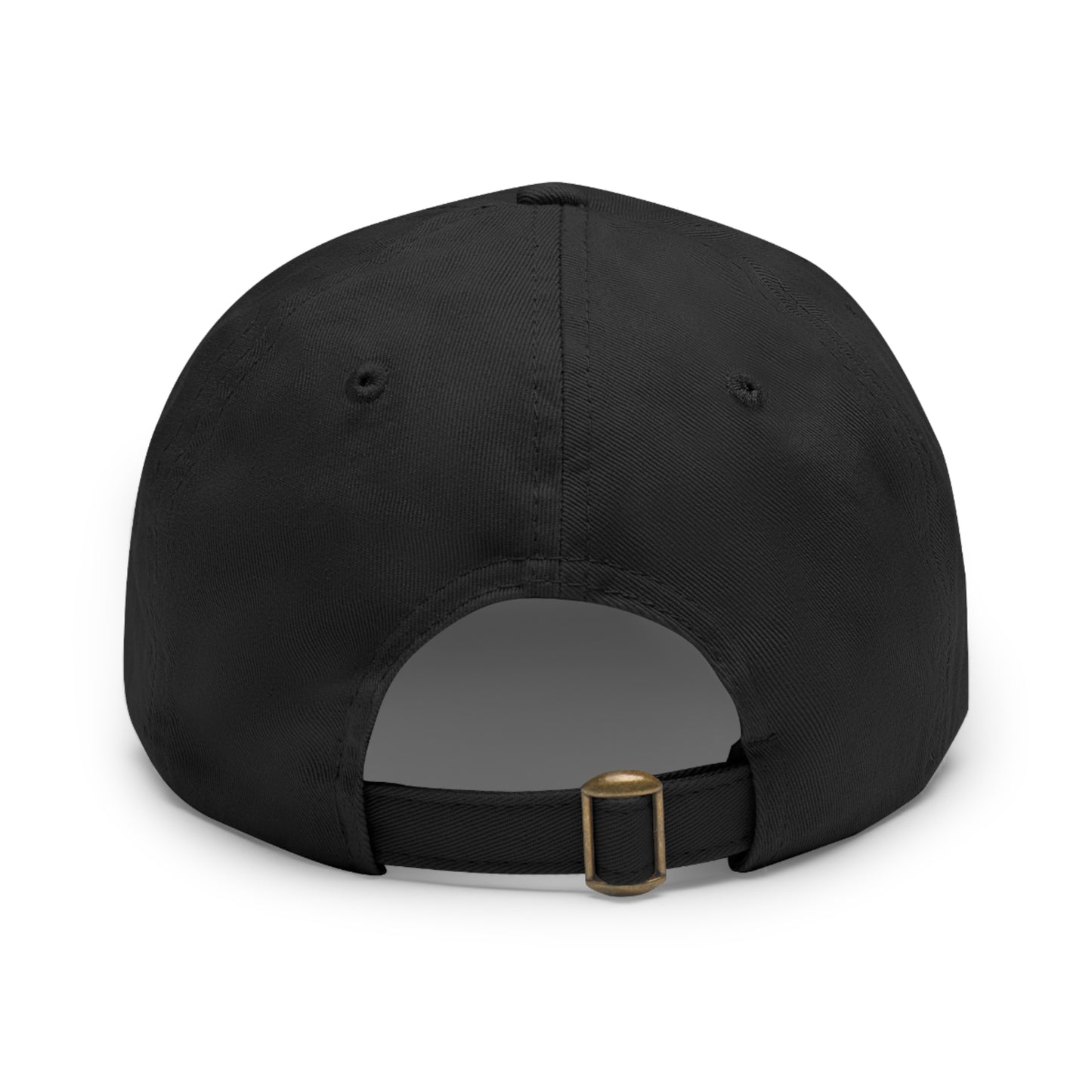 God Made Us All Dad Hat with Leather Patch (Rectangle)