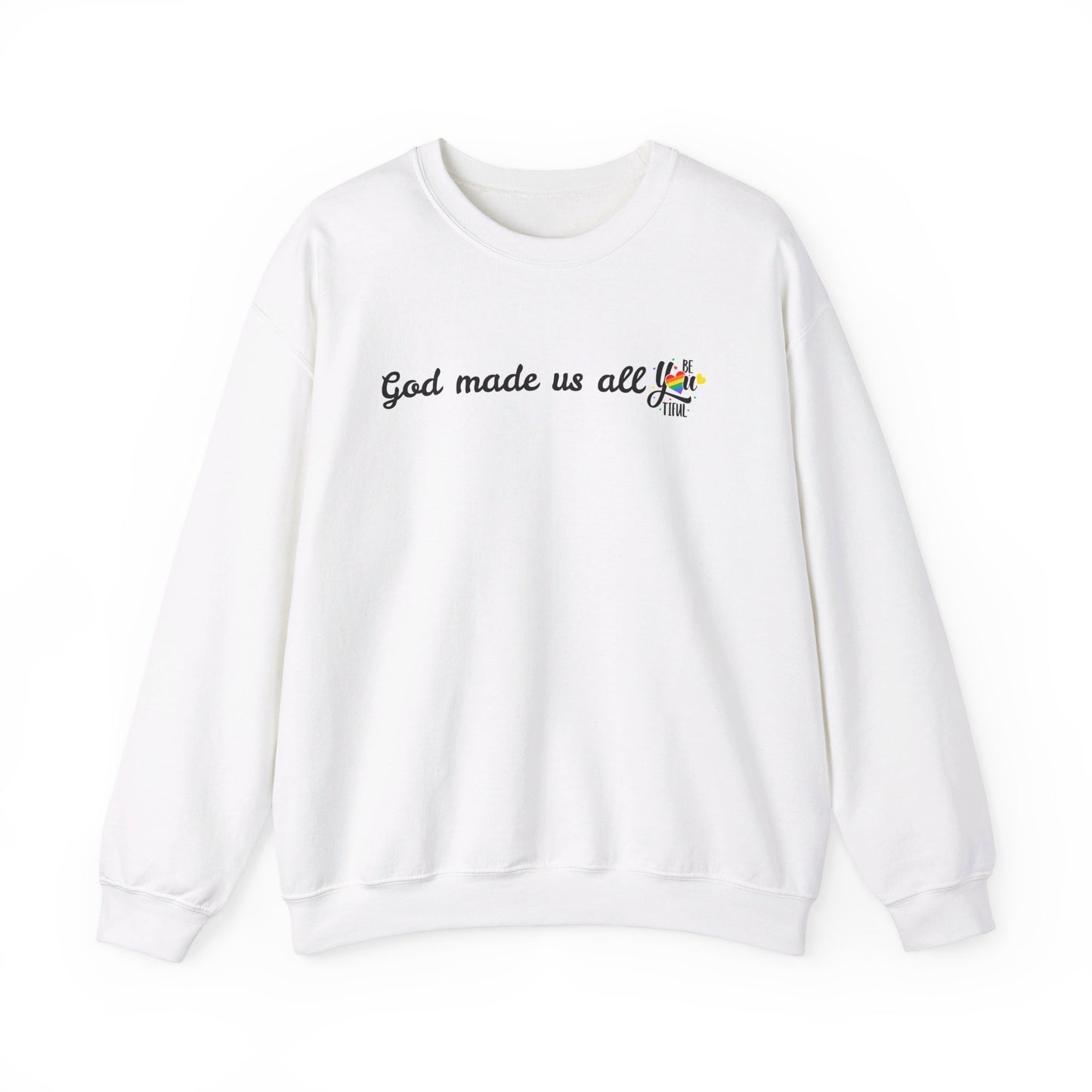 God made us all Unisex Heavy Blend™ Crewneck Sweatshirt