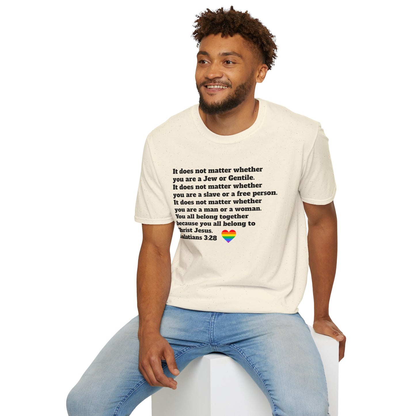 Galatians 3:28 Unisex Softstyle T-Shirt