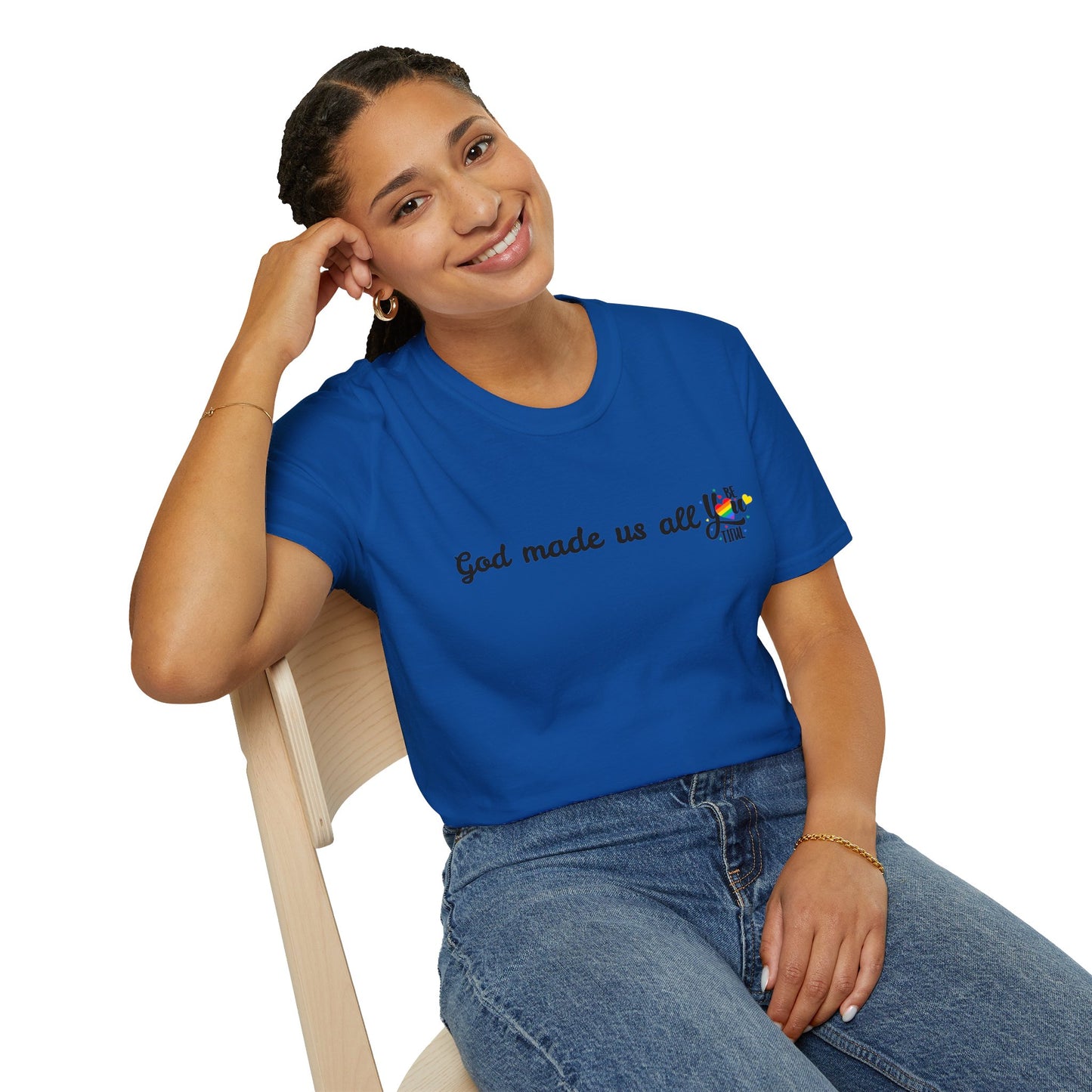 God made us all Unisex Softstyle T-Shirt