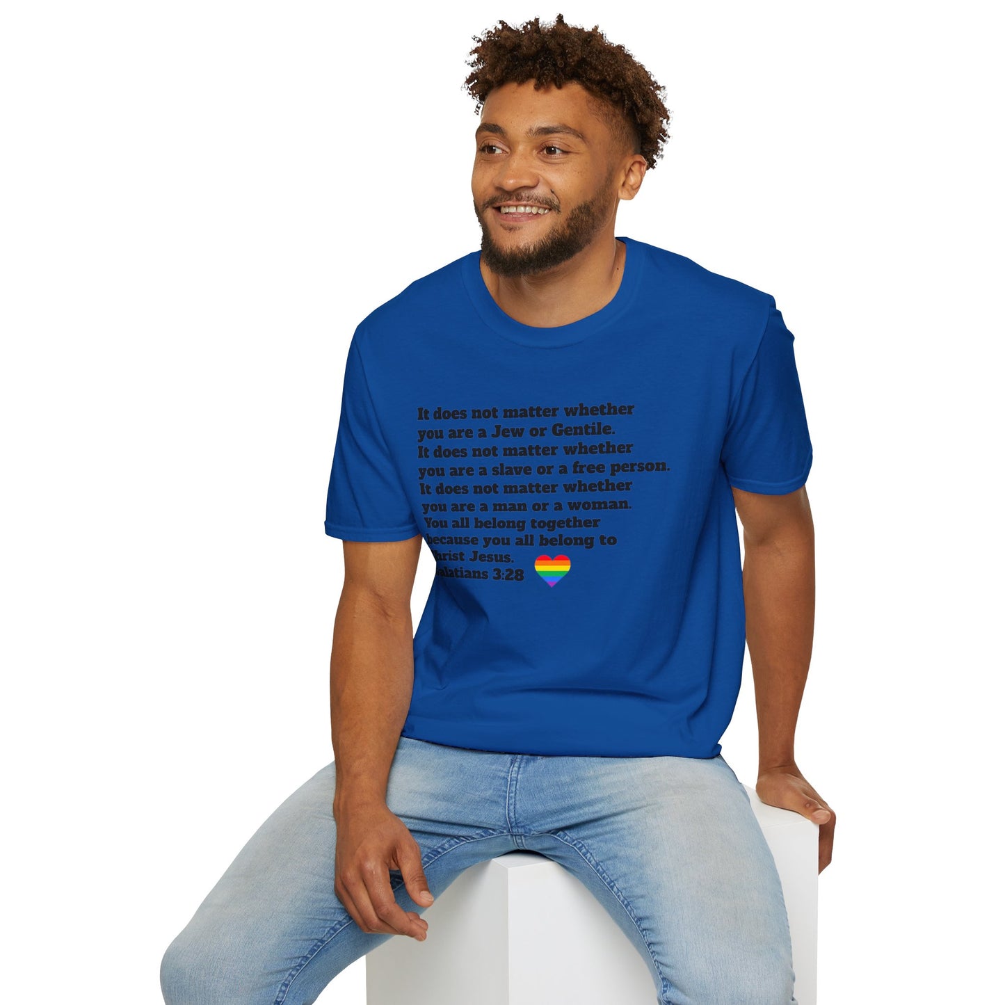 Galatians 3:28 Unisex Softstyle T-Shirt