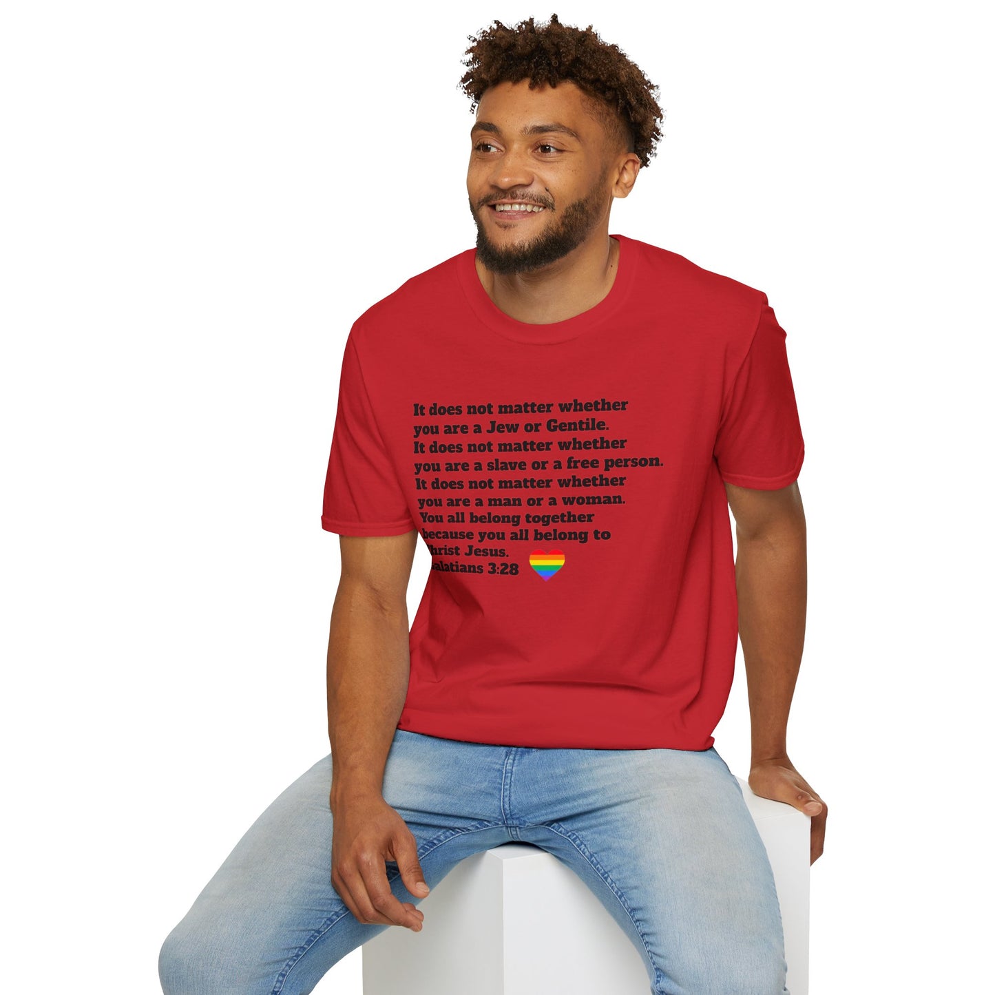 Galatians 3:28 Unisex Softstyle T-Shirt