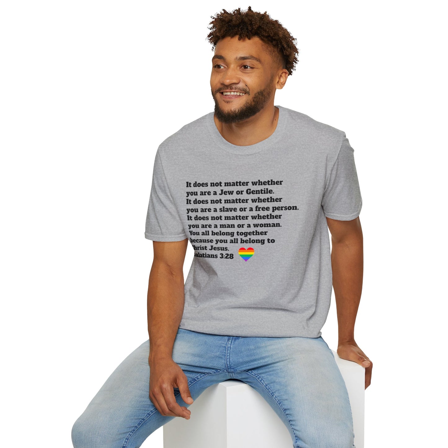 Galatians 3:28 Unisex Softstyle T-Shirt