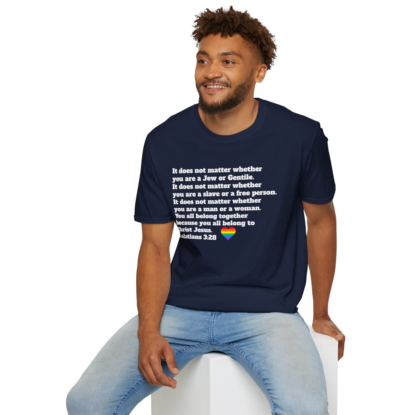 Galatians 3:28 Unisex Softstyle T-Shirt