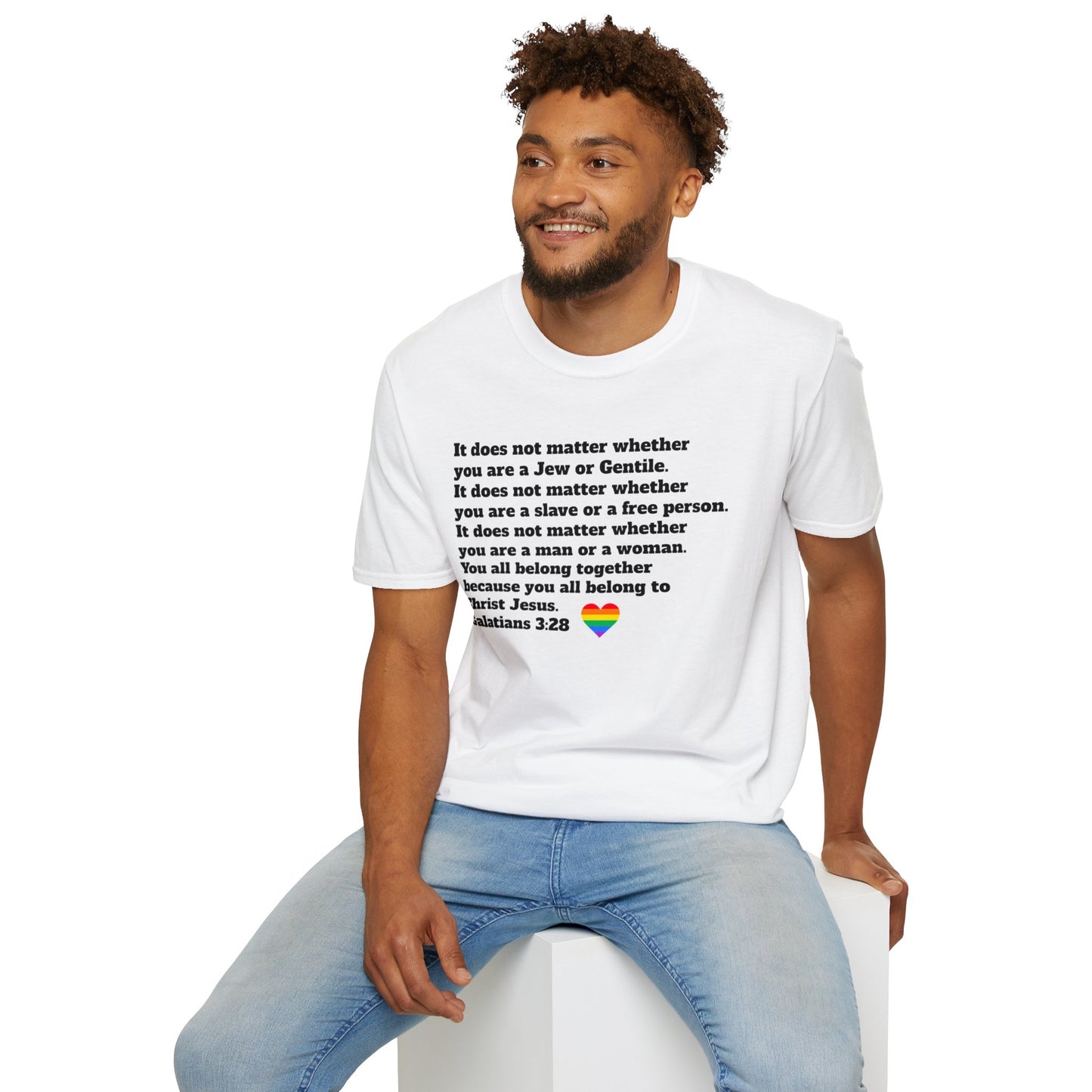 Galatians 3:28 Unisex Softstyle T-Shirt