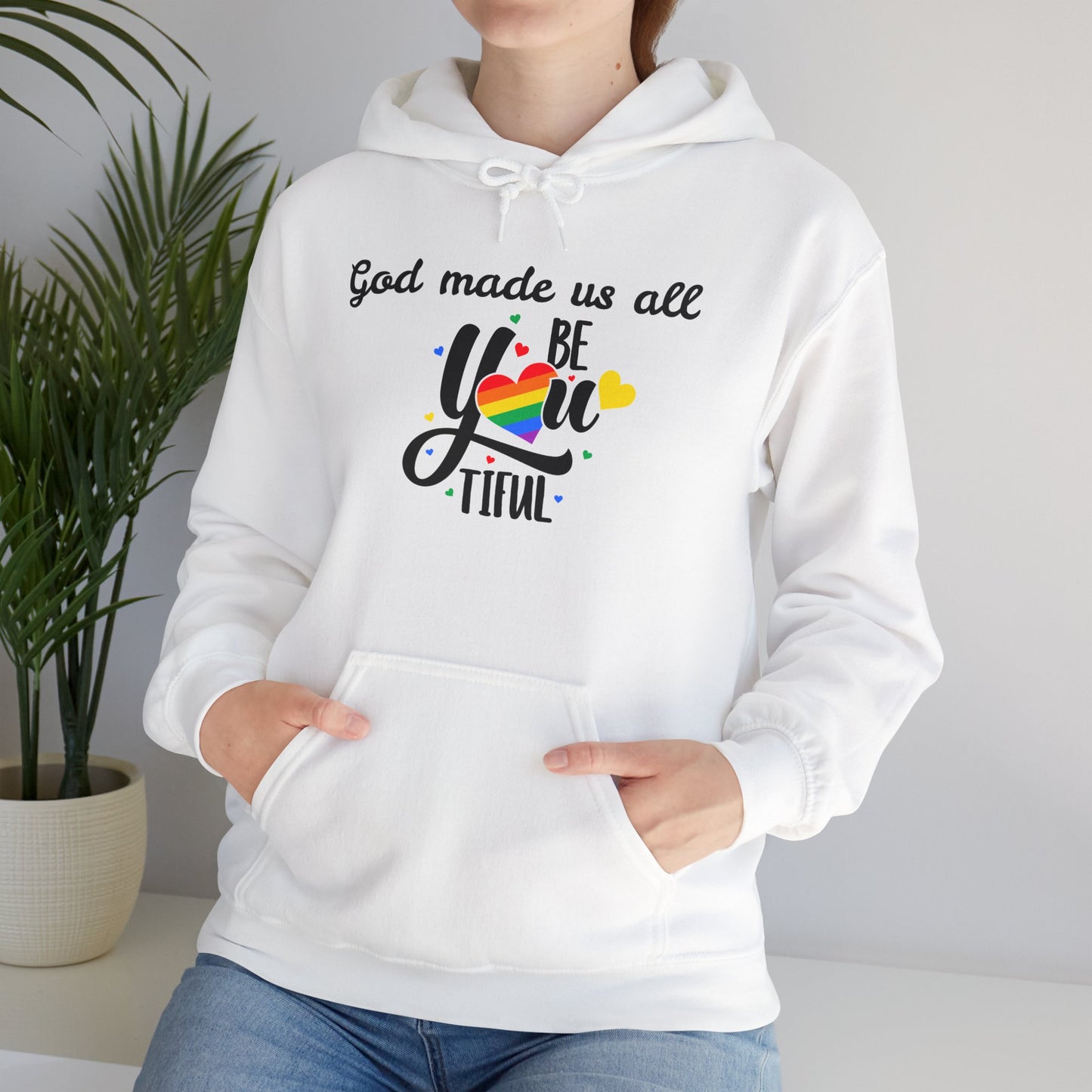 God Created Us All Beautiful Hoodie