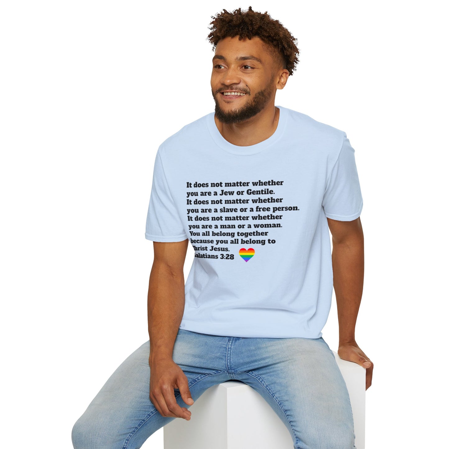 Galatians 3:28 Unisex Softstyle T-Shirt