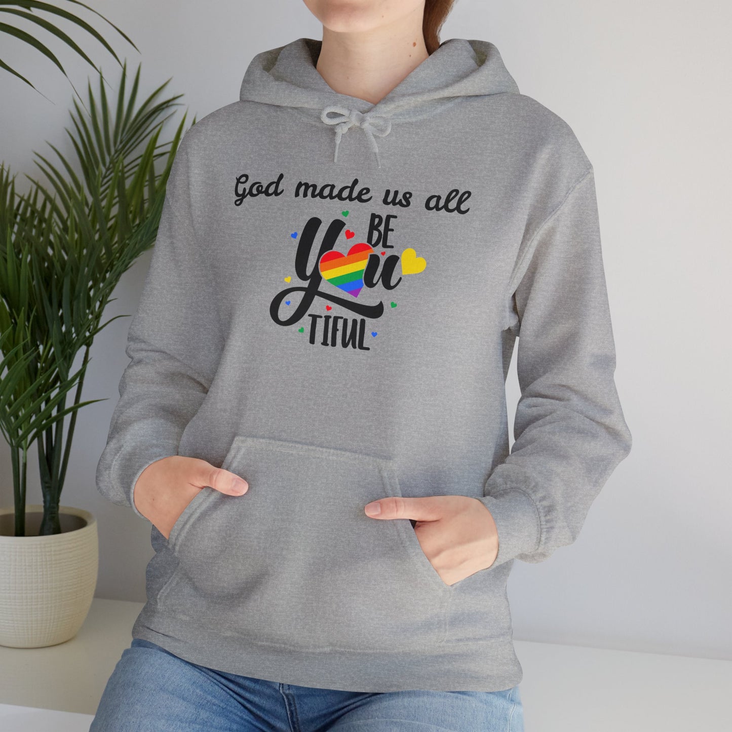 God Created Us All Beautiful Hoodie