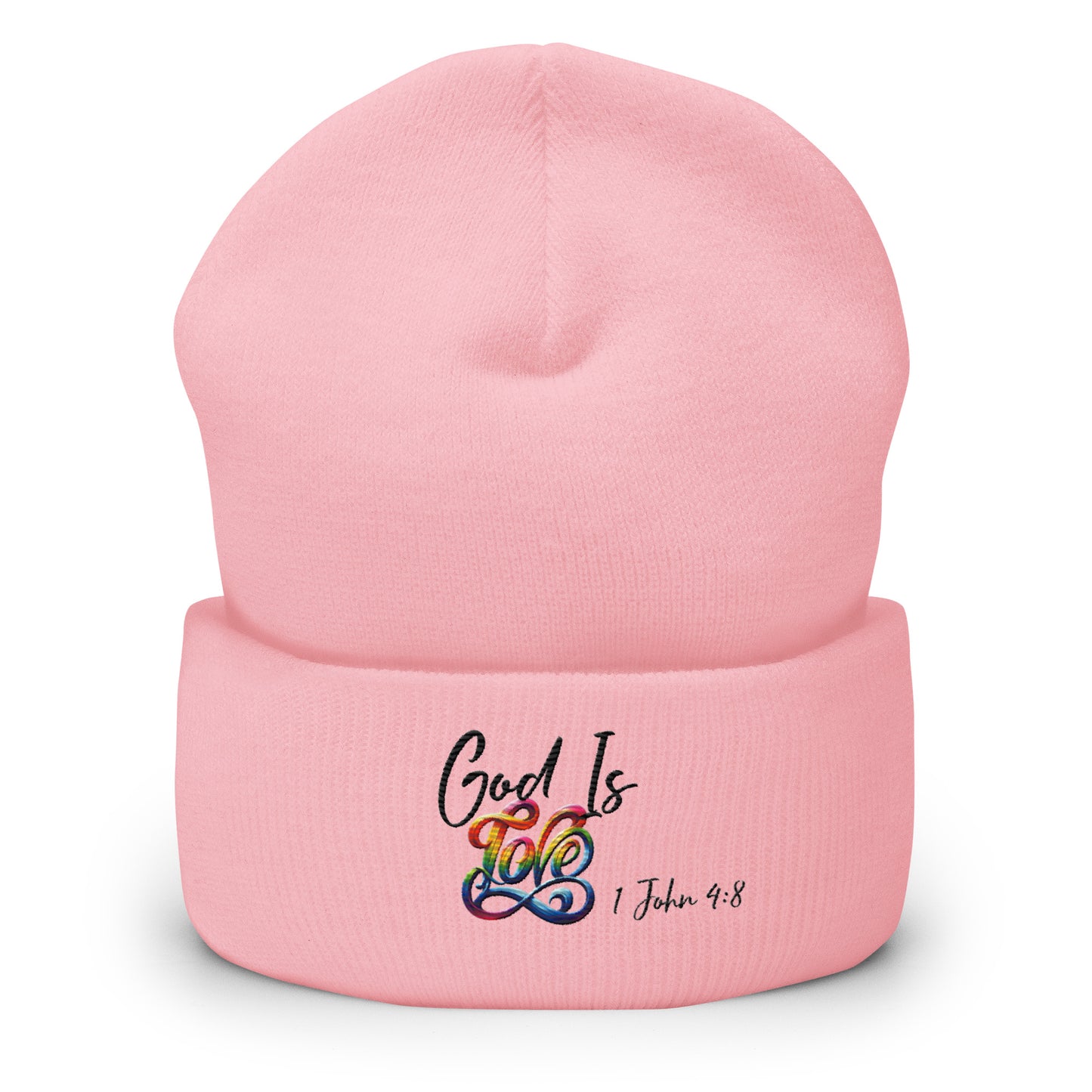 God is Love Cuffed Beanie