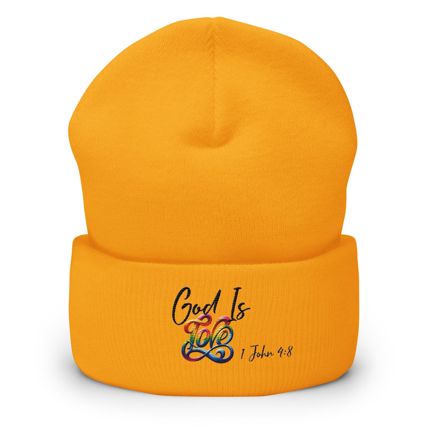 God is Love Cuffed Beanie