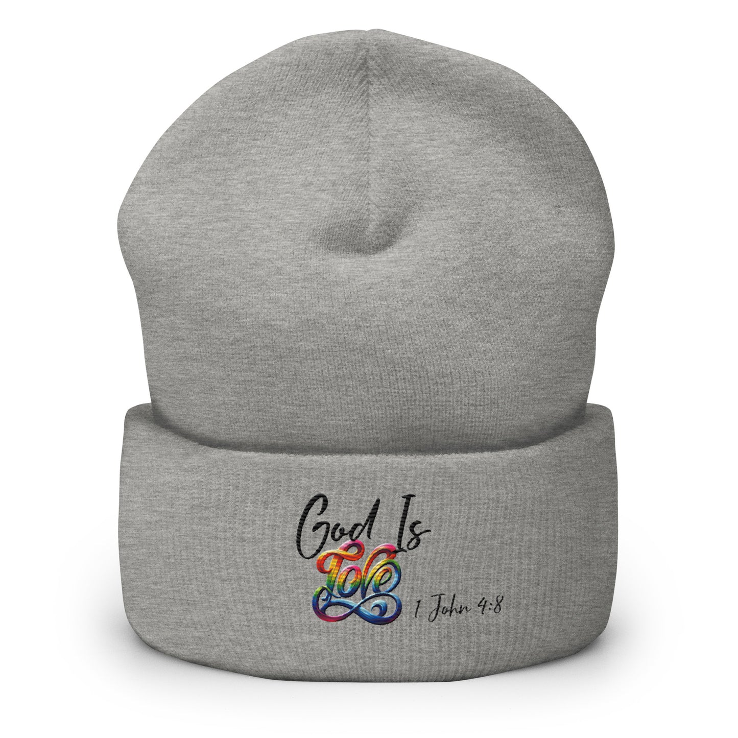 God is Love Cuffed Beanie