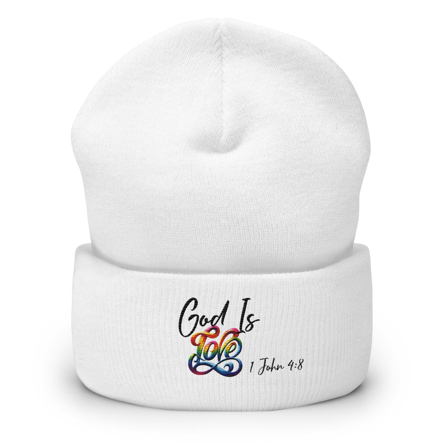 God is Love Cuffed Beanie