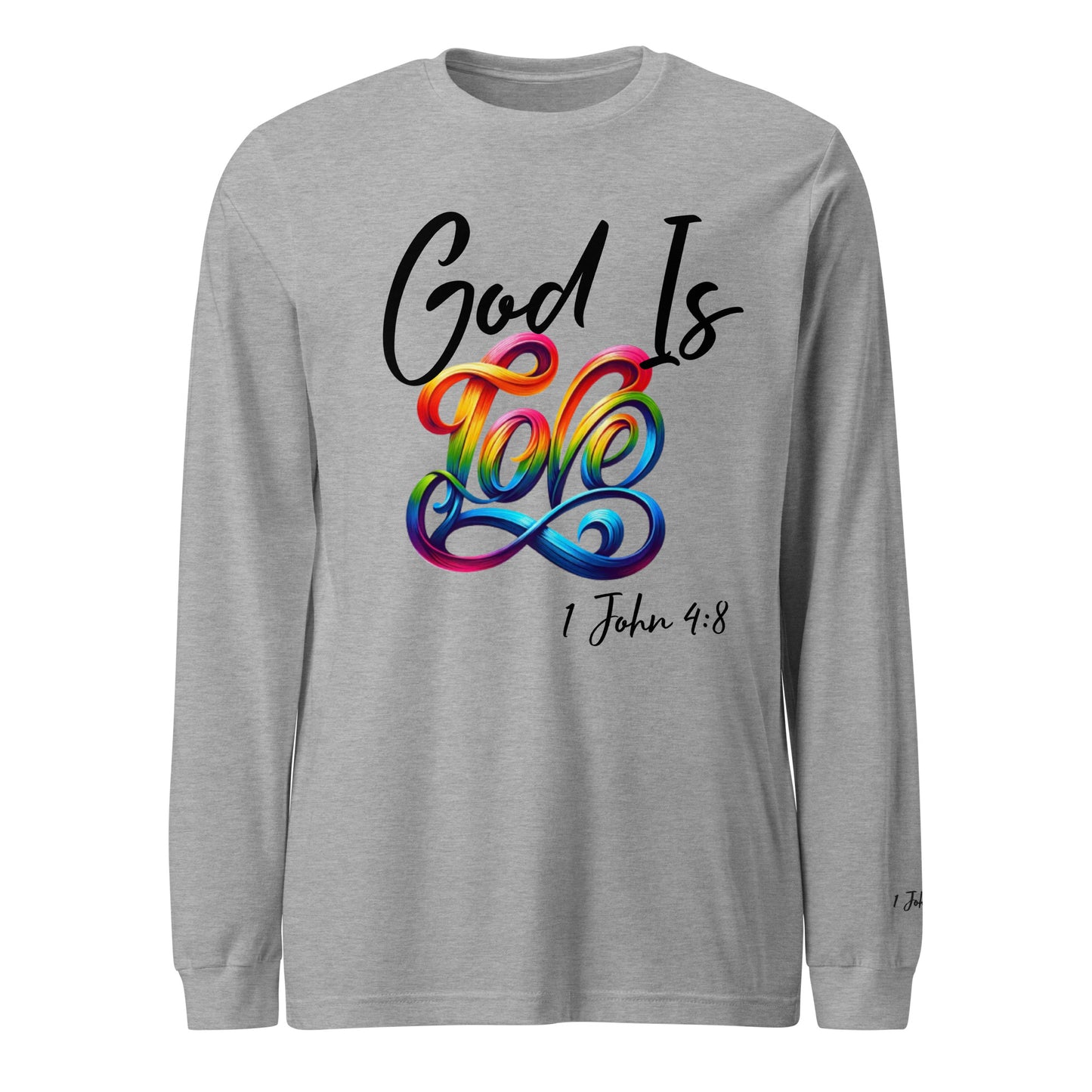 God is Love Unisex Long Sleeve Tee lighter