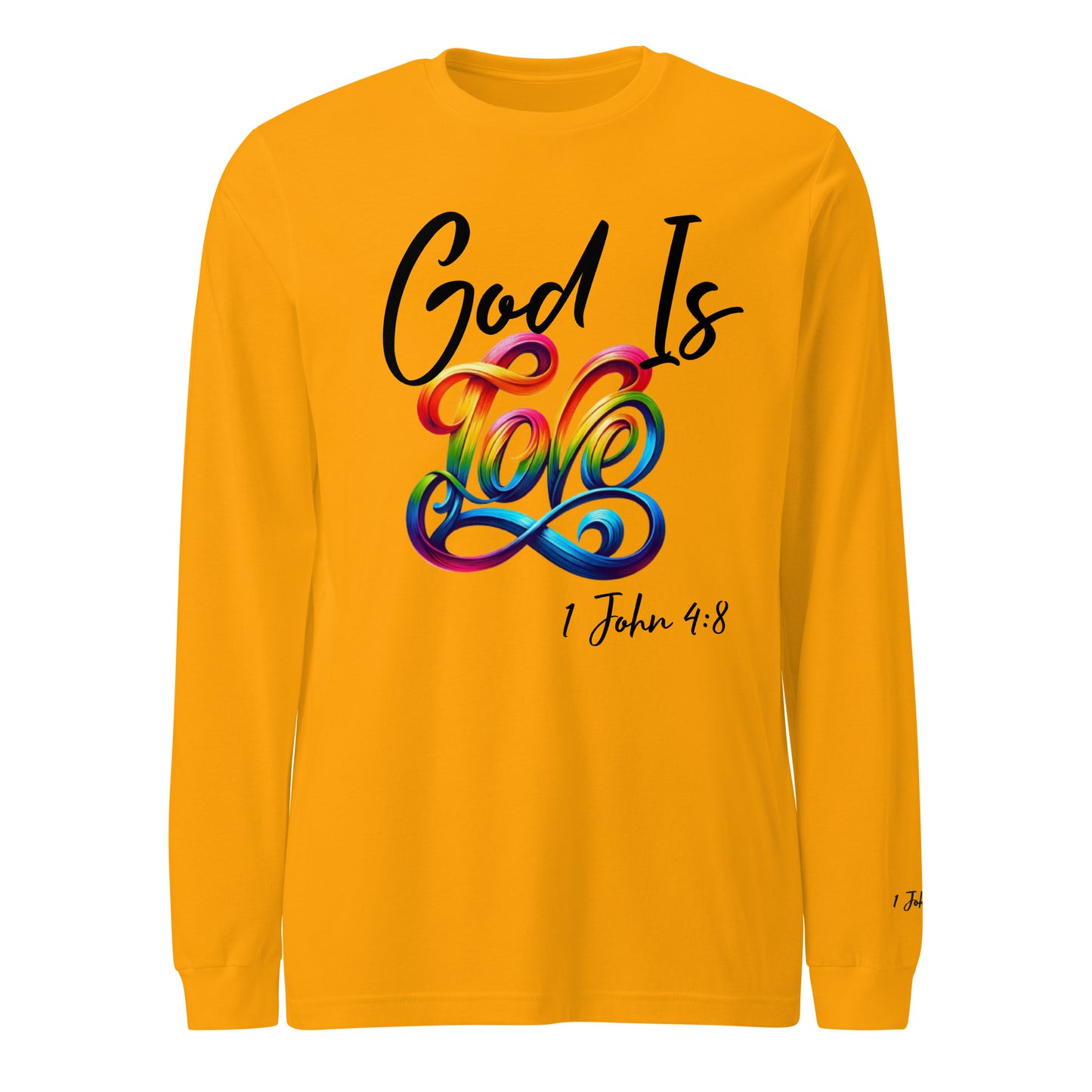 God is Love Unisex Long Sleeve Tee lighter