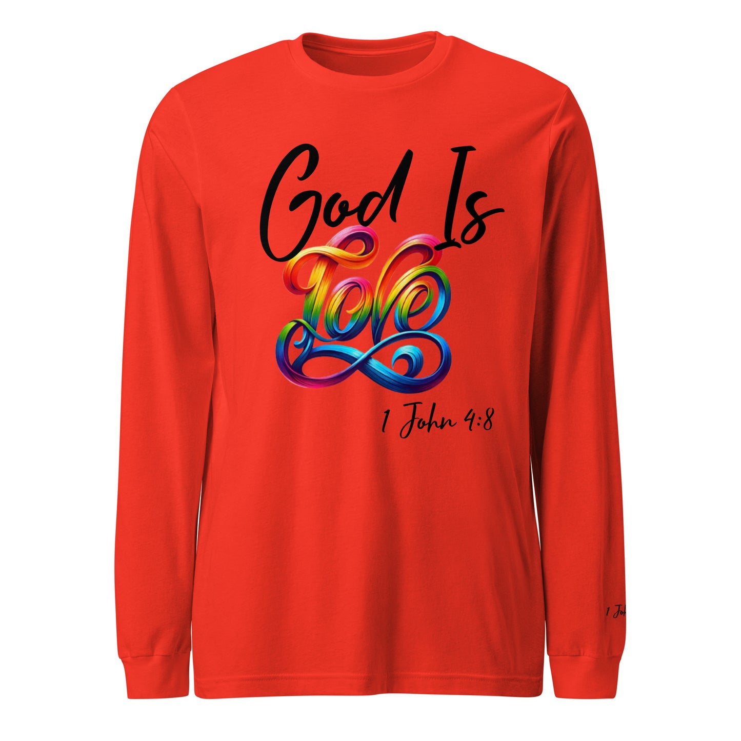 God is Love Unisex Long Sleeve Tee lighter