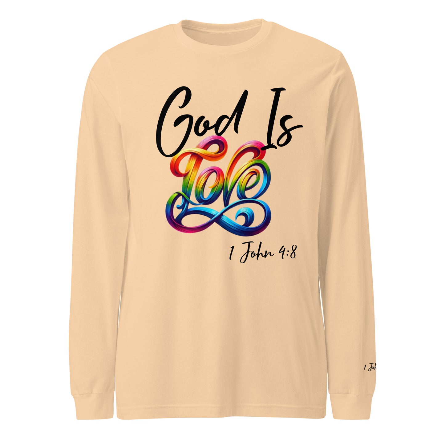 God is Love Unisex Long Sleeve Tee lighter