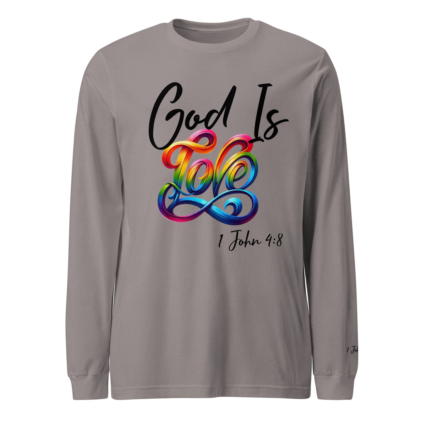 God is Love Unisex Long Sleeve Tee lighter