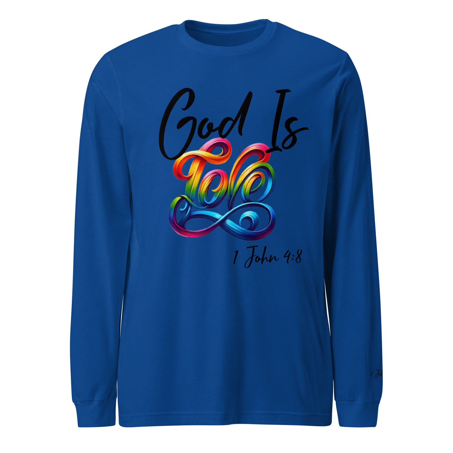 God is Love Unisex Long Sleeve Tee lighter