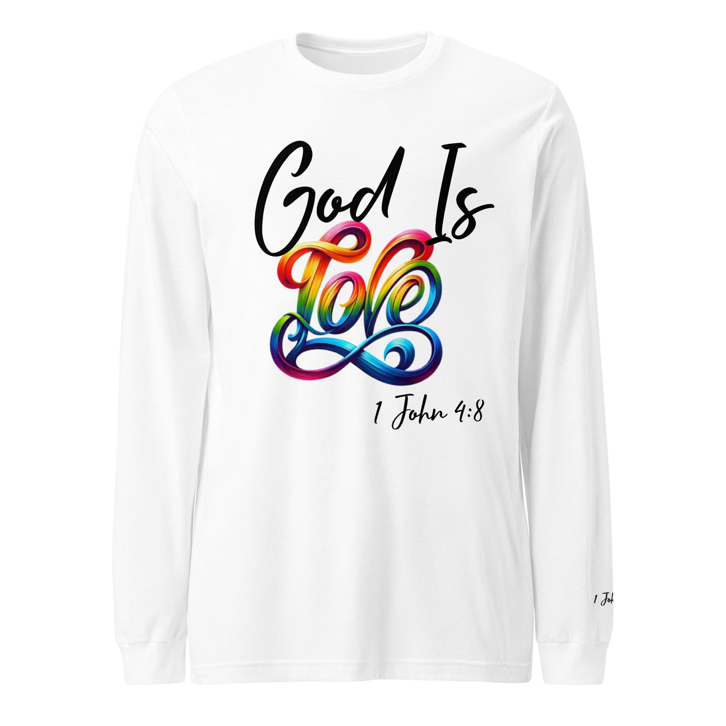 God is Love Unisex Long Sleeve Tee lighter